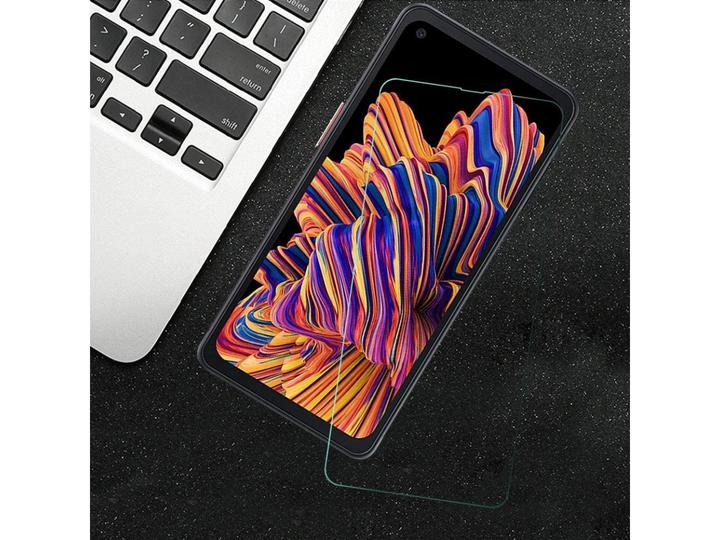 Produktbild Screenguard Samsung Galaxy XCover Pro Panzerglas Schutzfolie Case Friendly Design (1 Stk., Samsung Galaxy Xcover Pro)