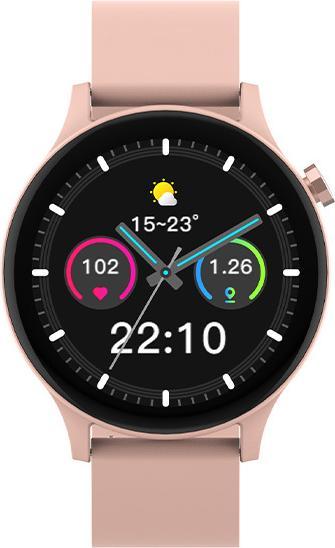 Actual product image Maxlife smartwatch MXSW-120 powder pink