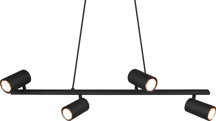 Produktbild Trio Marley -riippuvalaisin, 4-osainen, GU10, mattamusta (GU10)