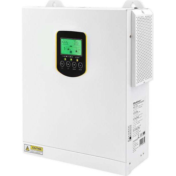 Qoltec, Spannungswandler, Hybrid Netzunabhängiger Solar-Wechselrichter 2 5 kVA 2 5 kW 100 A MPPT LCD-Anzeige