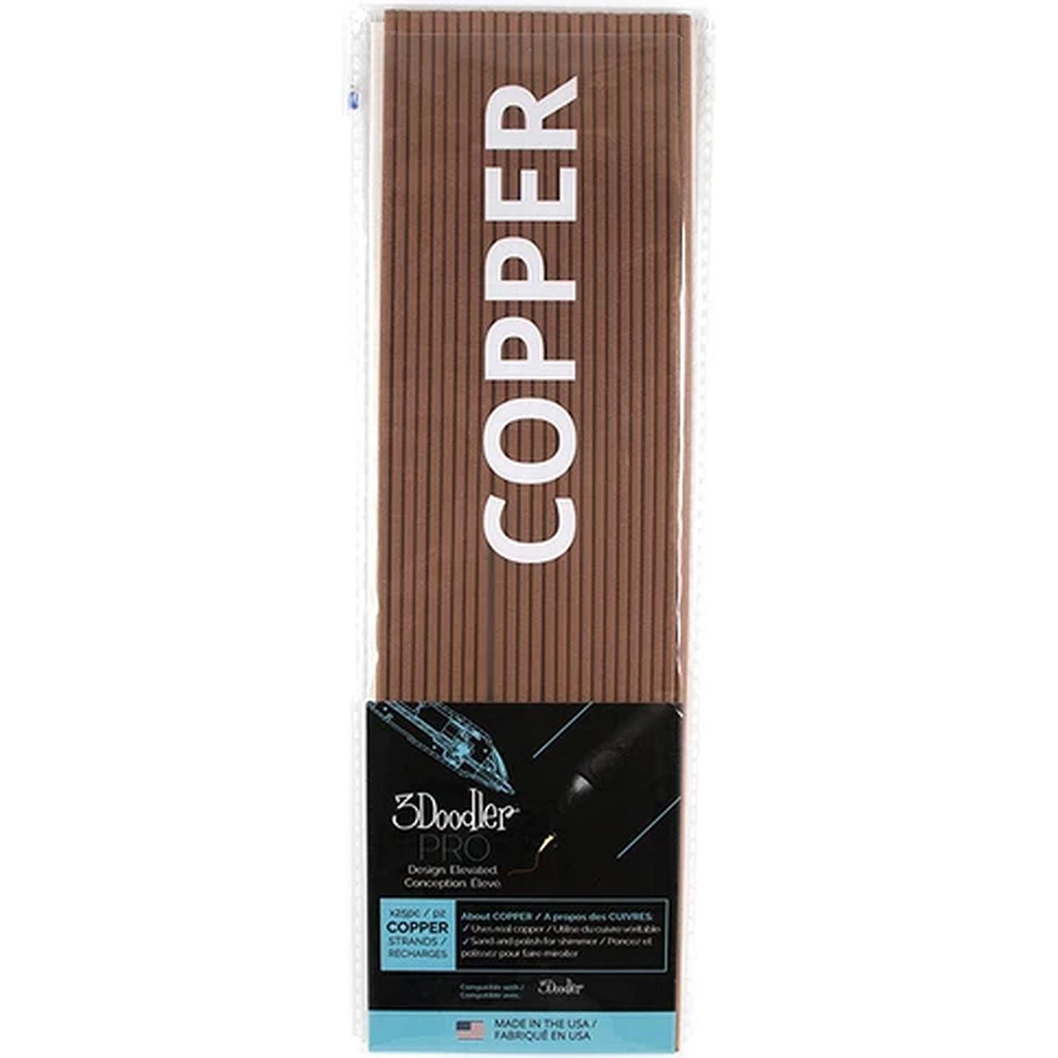 Thumbnail - 3Doodler 3COPPER - 25 Stück(e) - 3 g (Metall, 3 mm, 3 g, Silber), 3D Filament, Silber