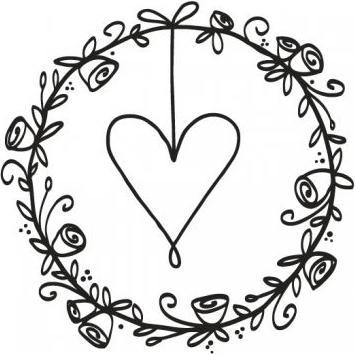 Image du produit Rayher Tampon Couronne de mariage, 5x5cm