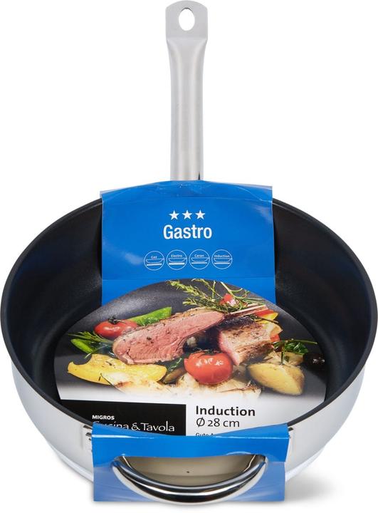Cucina & Tavola Gastro (28 cm, Bratpfanne, Edelstahl)