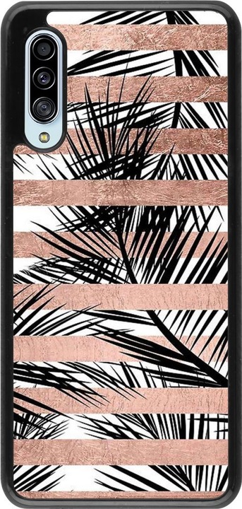 Actual product image PhoneLook Coque Palm trees gold stripes (Samsung Galaxy A90 5G)