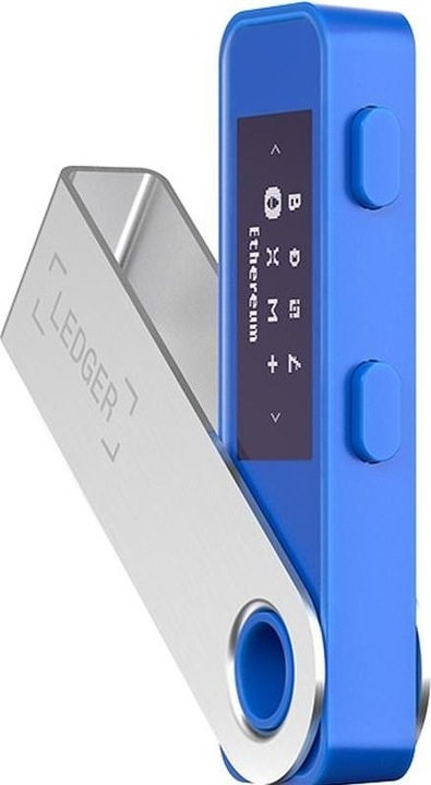 Produktbild Ledger Nano S Plus - Blau (Bitcoin, Ethereum Classic, Expanse, Dogecoin, Dash, Litecoin, Decred)