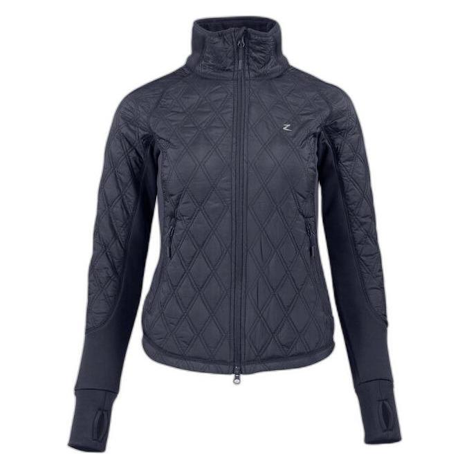 Horze, Damen, Winterjacken, Zoe, Schwarz, Grau, Blau, (44)