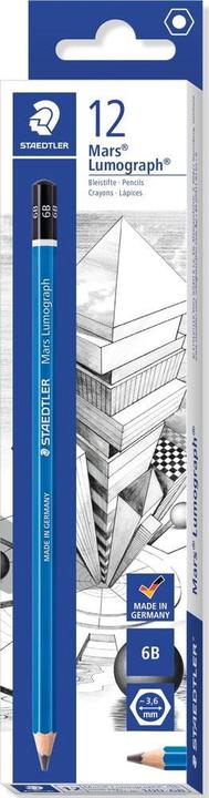 Immagine prodotto Staedtler Matita Mars Lumograph 100 (2 mm, 6B, 1 x)