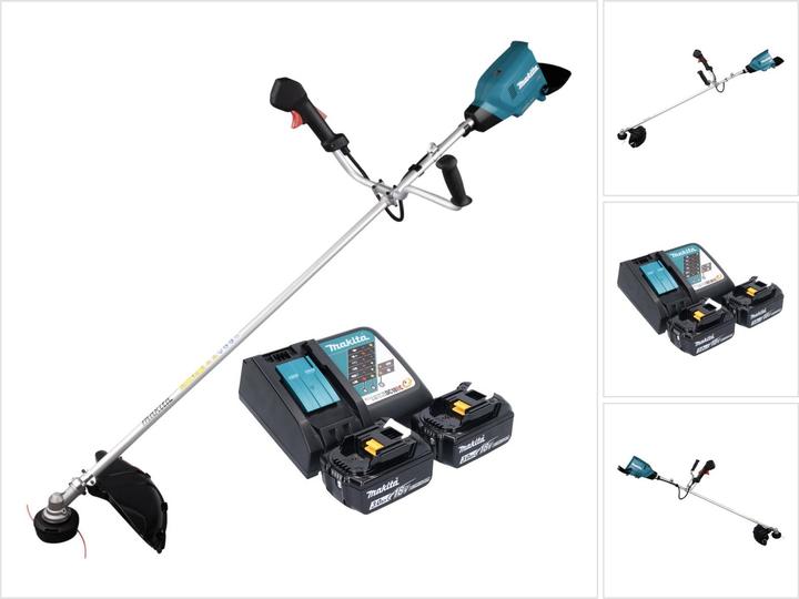 Produktbild Makita DUR 369 ARF2 Akku Freischneider 36 V ( 2x 18 V ) 43 cm Brushless + 2x Akku 3,0 Ah + LadegerÃ