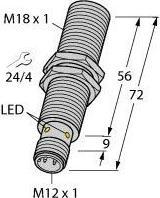 Actual product image Turk Sensor BI8-M18E-VP6X-H1141 (Sensor)