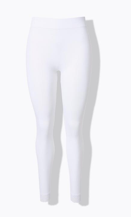 Produktbild Ulla Popken Strumpf-Leggings, Spitzenbündchen