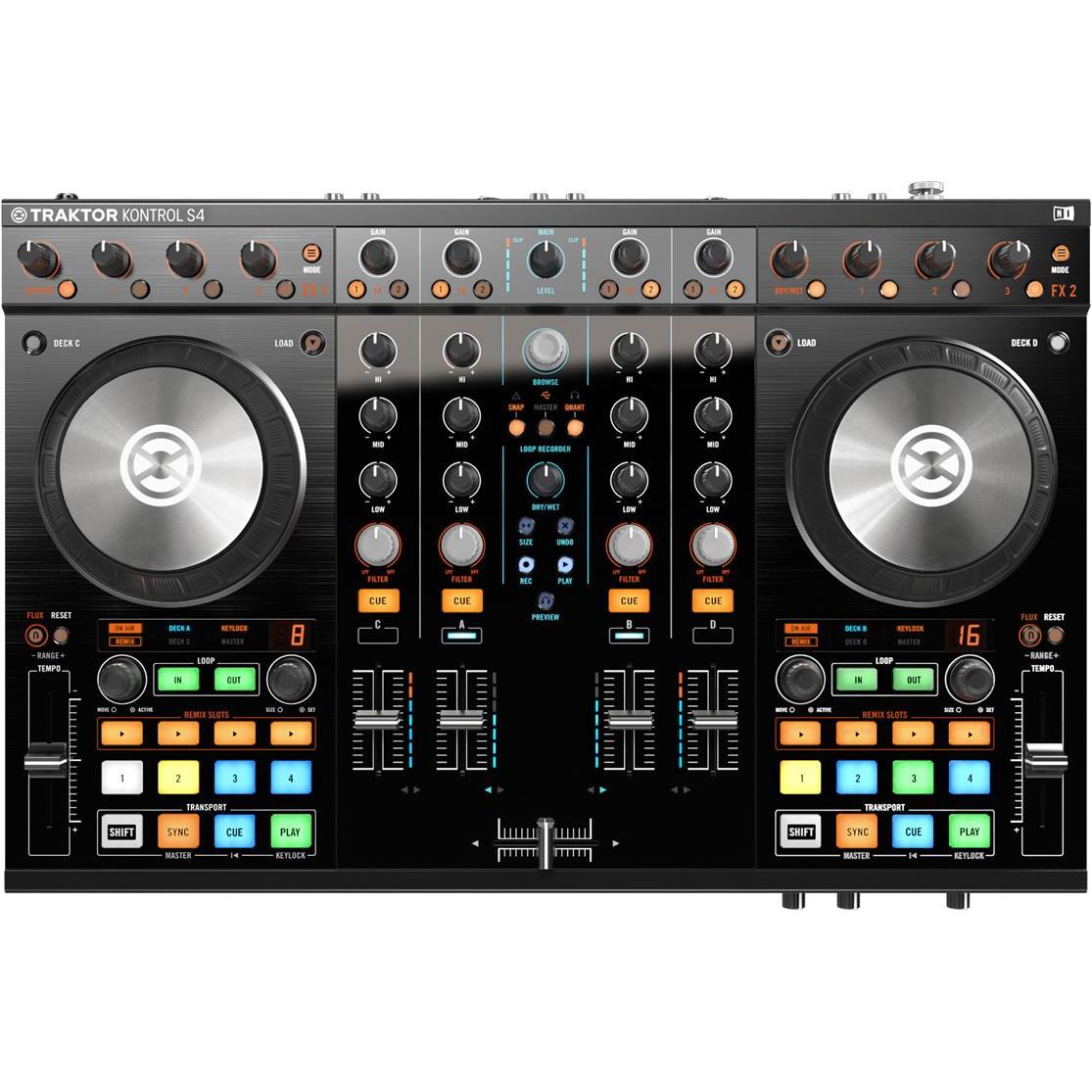 DJ機材 TRAKTOR KONTROL S4 Mk2 Native Instruments TRAKTOR KONTROL S4 MK2 DJ Controller 4