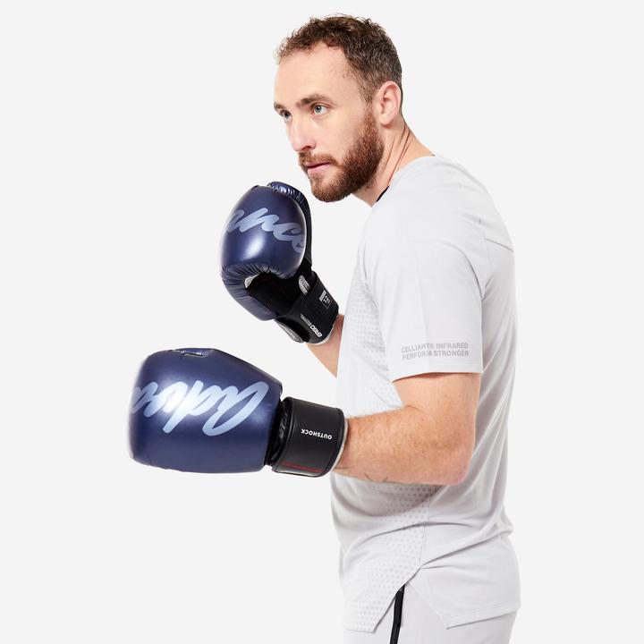 Image du produit Outshock Gants de kickboxing - bleu (14 OZ)