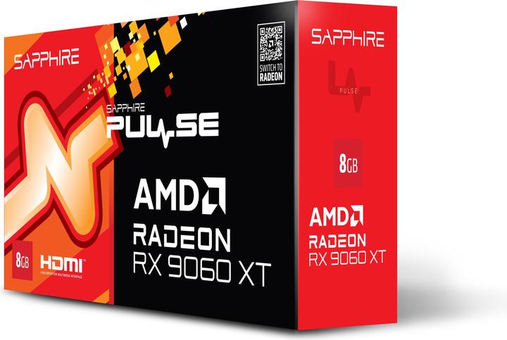 Image du produit Sapphire Pulse Radeon RX 9060 XT (8 Go)