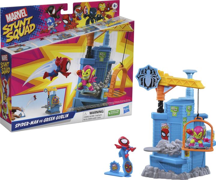 Produktbild Hasbro F70625X0 Spiderman STUNT SQUAD Mini Playset