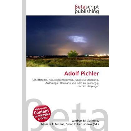 Adolf Pichler, Fachbücher