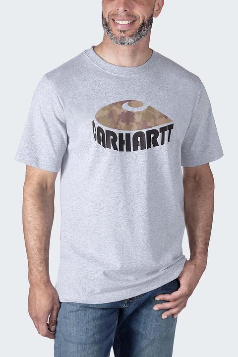 Produktbild Carhartt Koszulka Heavyweight Camo C Heather Gray (S)