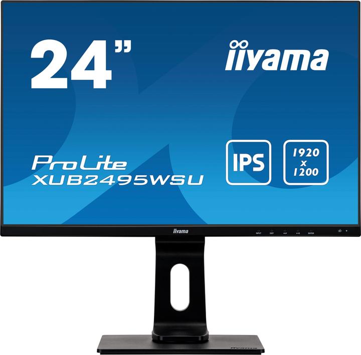 Actual product image iiyama XUB2495WSU-B4 HDMI+DP+USB IPS (1920 x 1200 pixels, 24.10")
