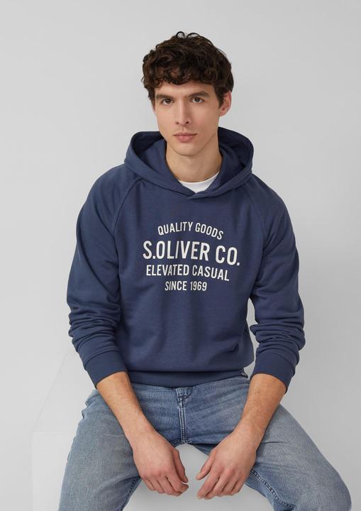 Produktbild s.Oliver Sweatshirt Sweatshirt aus Baumwollmix mit Frontprint (M)