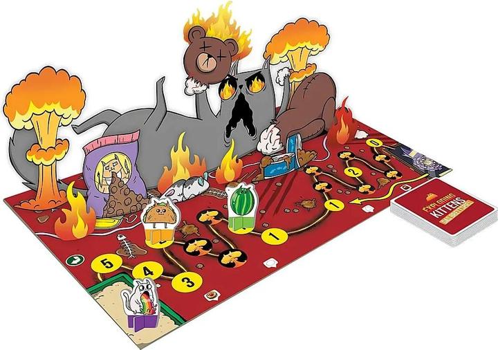 Produktbild Exploding Kittens Das Brettspiel (Deutsch, 2 - 6 Spieler)