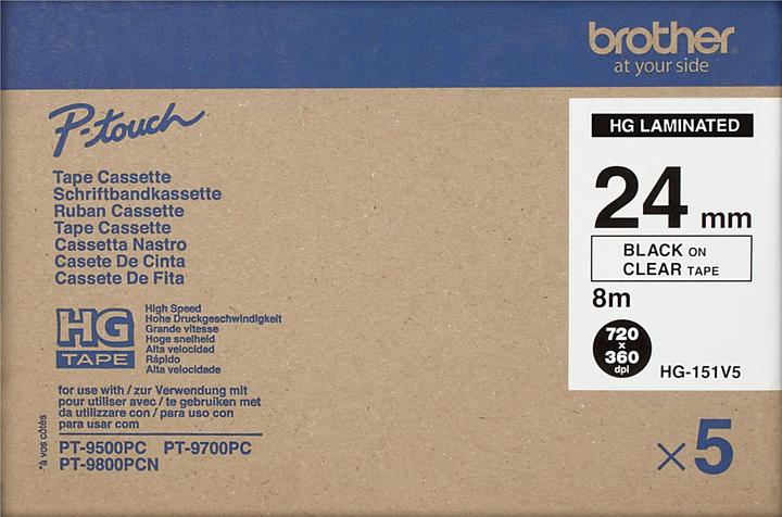 Actual product image Brother Hge-151v5 (2.40 cm, Black, Transparent)