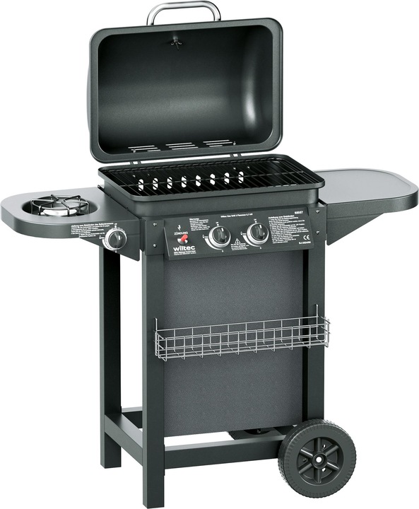 Produktbild Wiltec B-Ware Gas Grill mit Seitenbrenner (8.70 kW)