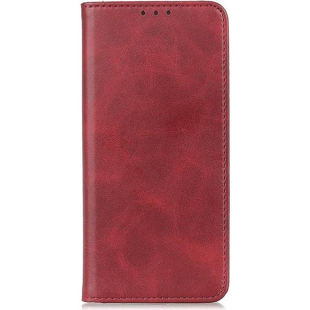 MU Classic Classic V Leder Bookcover Series (Honor 50), Smartphone Hülle, Rot