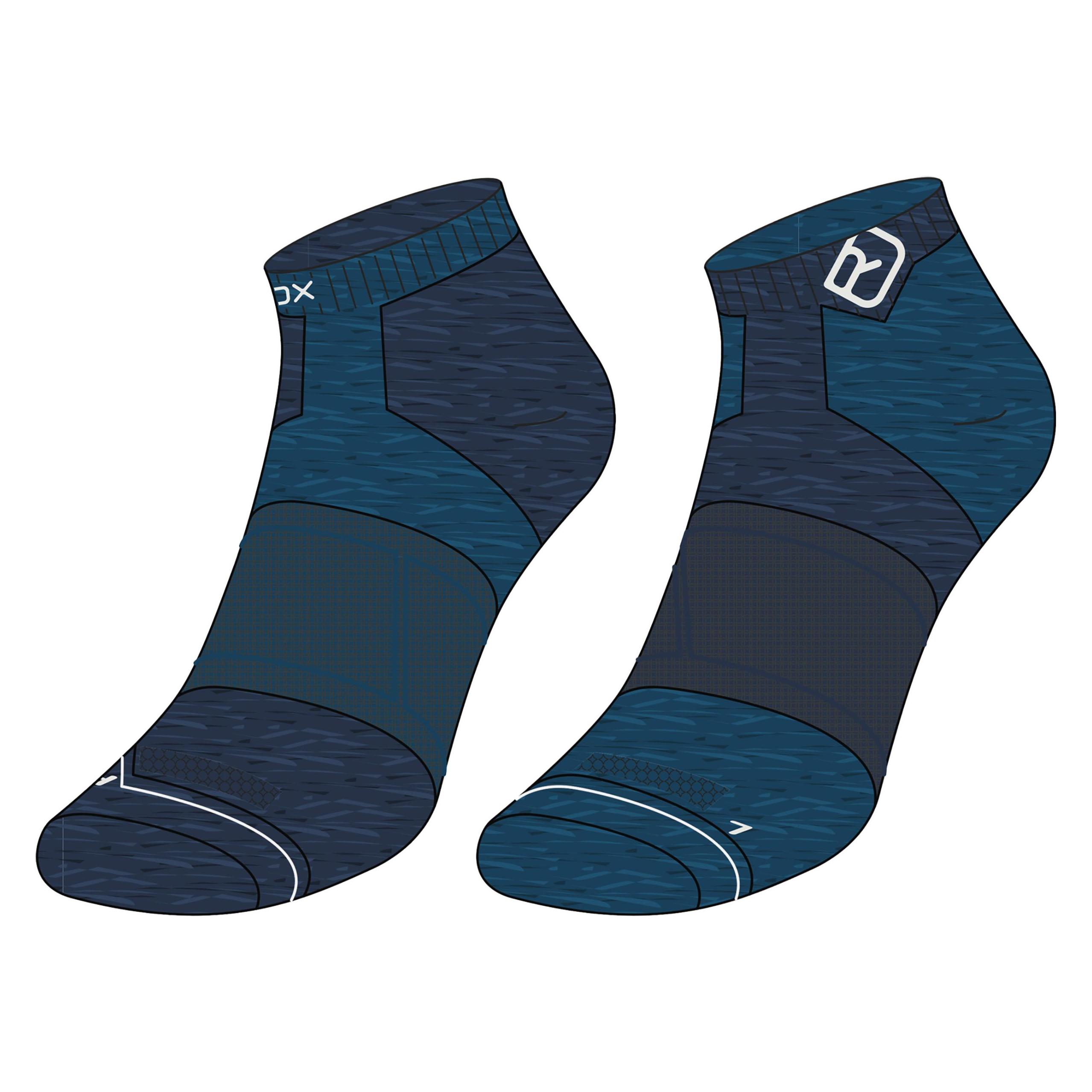 Ortovox, Herren, Sportsocken, Alpine Low Socks (42 - 44), Blau