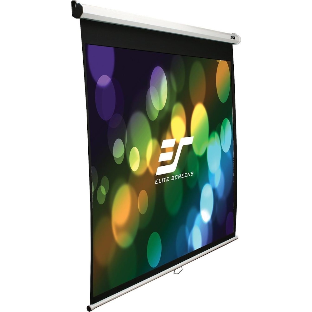 Elite Screens Manual (109", 16:10), Leinwand, Schwarz, Weiss