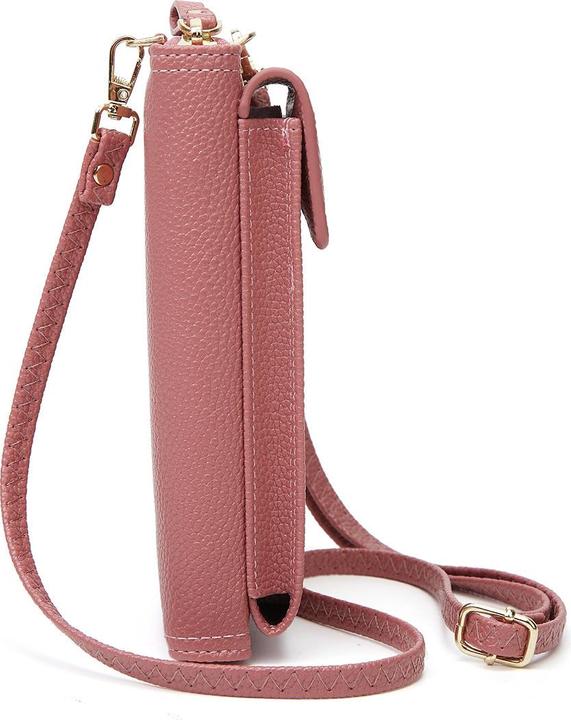 Produktbild Cover-Discount Umhänge Brieftasche mit Smartphone Fach rosa