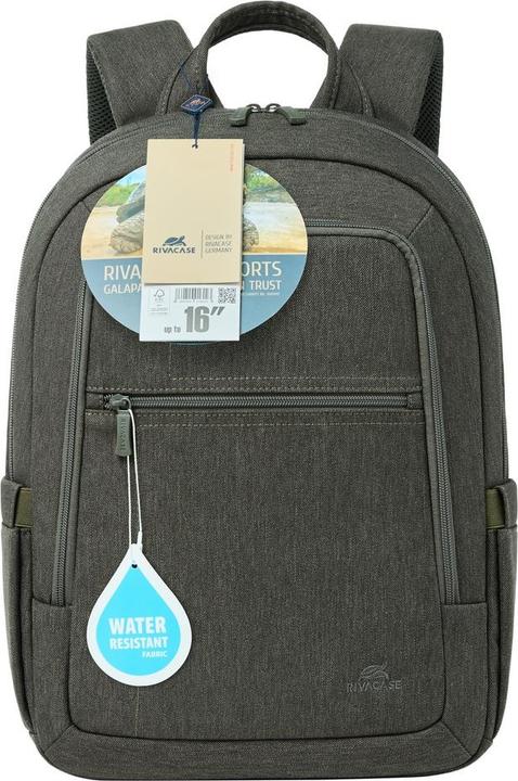 Actual product image Rivacase Galapagos khaki Laptop Rucksack 16