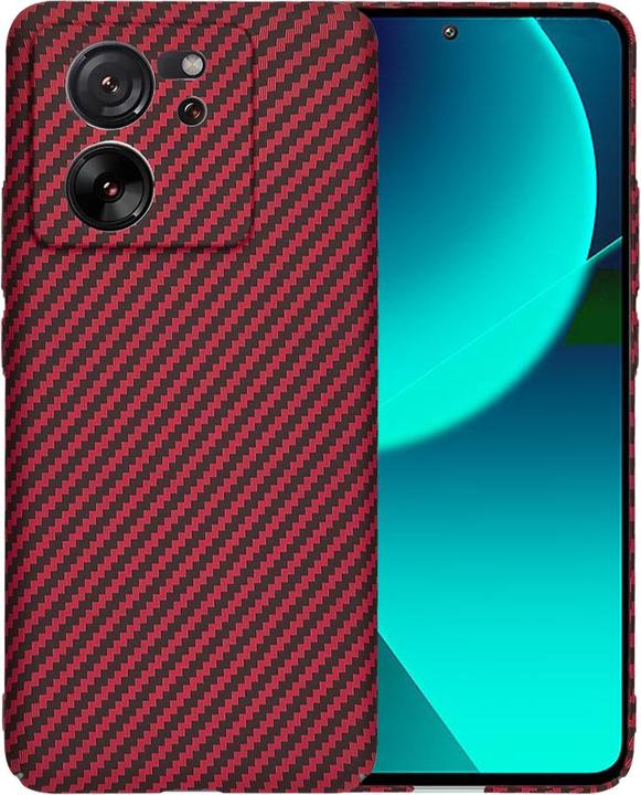Produktbild Techsuit - Carbonite FiberShell - Xiaomi 13T / 13T Pro - Red (Xiaomi 13T Pro, Xiaomi 13T)