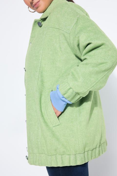 Actual product image Studio Untold Blouson jacket, longer and oversized, wool look (54)