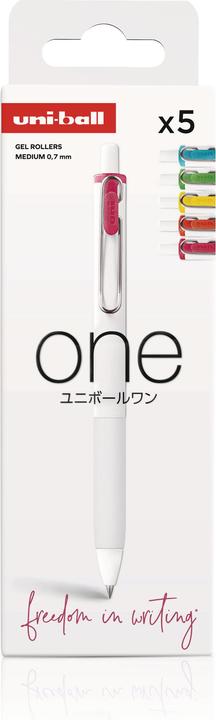 Actual product image Uni-ball Gel roller ONE (Neon Colours, 5 x)