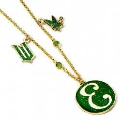 Immagine prodotto Carat Collana WICKED Elphaba 'E' Icon verde e oro con abbellimenti a forma di ciondolo