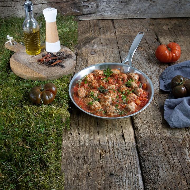 Produktbild Cristel Bratpfanne Castel'Pro 24 cm (Bratpfanne, Edelstahl, 24 x 4 cm)