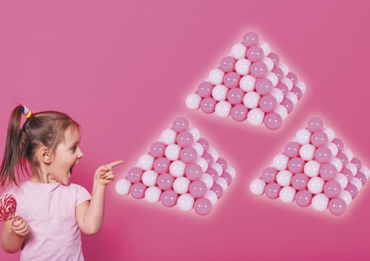 Actual product image Knorrtoys Bälleset ca. Ø6 cm - 300 balls/soft pink