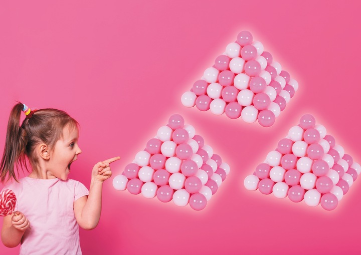 Image du produit Knorrtoys Jeu de balles environ Ø6 cm - 300 balls/soft pink