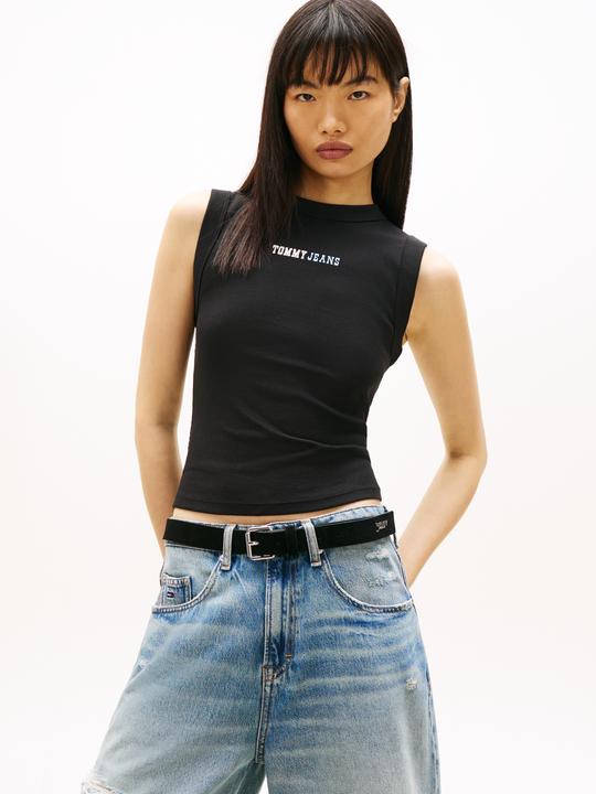 Produktbild Tommy Jeans Logo Slim Ribbed Tank Top (XS)
