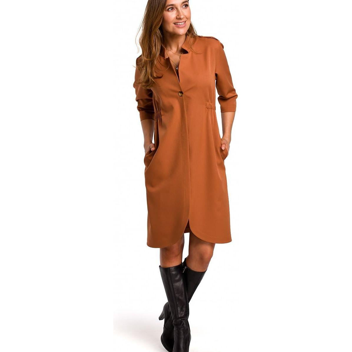 Stylove, Kleider, Alltagskleid, Braun, (XL)