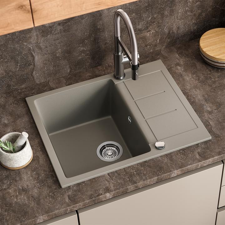 Produktbild Bergström Rom (Einbauspüle mit Abtropffläche, 62 cm, 50 cm)