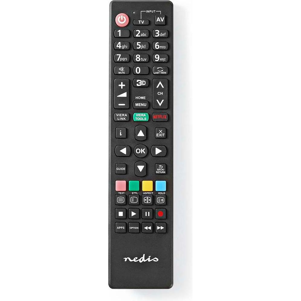 Nedis Replacement Remote Control Suitable for: Panasonic Fixed 1 Device Netflix Button/Viera Link Bu (Gerätespezifische ...