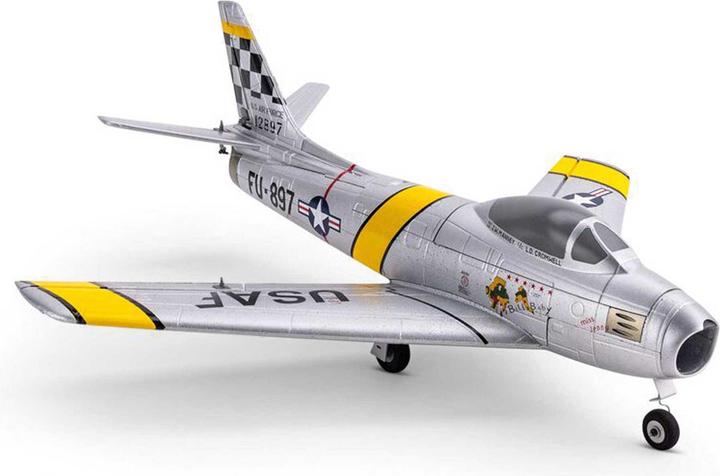 Actual product image E-Flite FLUGZEUG UMX F-86 Sabre 442mm BNF 30mm EDF Jet Basic AS3X SAFE Select (Jet)