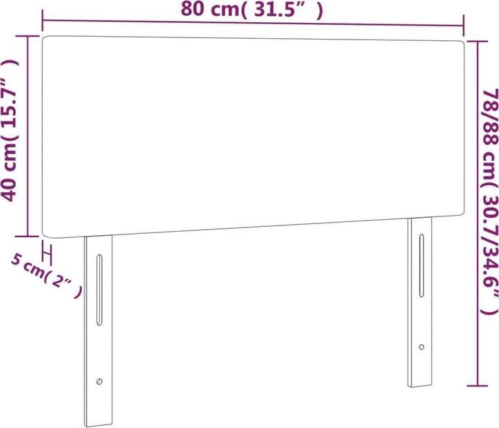 Produktbild VidaXL Cain (180 x 5 x 88 cm)