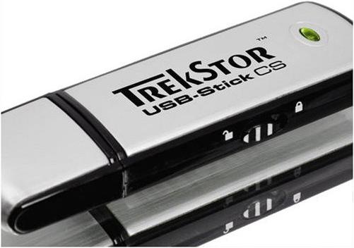 Produktbild Trekstor CS USB 2.0 Stick mit mech. Schreibschutz (16 GB, USB 2.0)