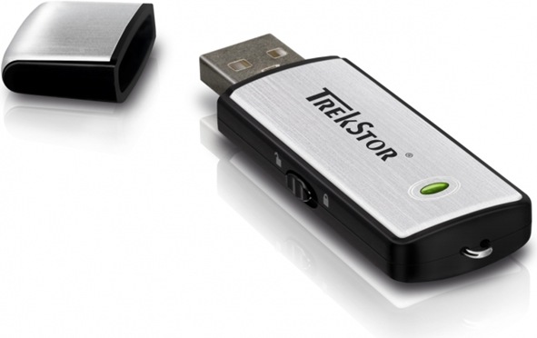 Produktbild Trekstor CS USB 2.0 Stick mit mech. Schreibschutz (16 GB, USB 2.0)