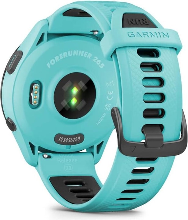 Immagine prodotto Garmin 010-02810-12 Forerunner 265 Music, Aqua (46 mm)