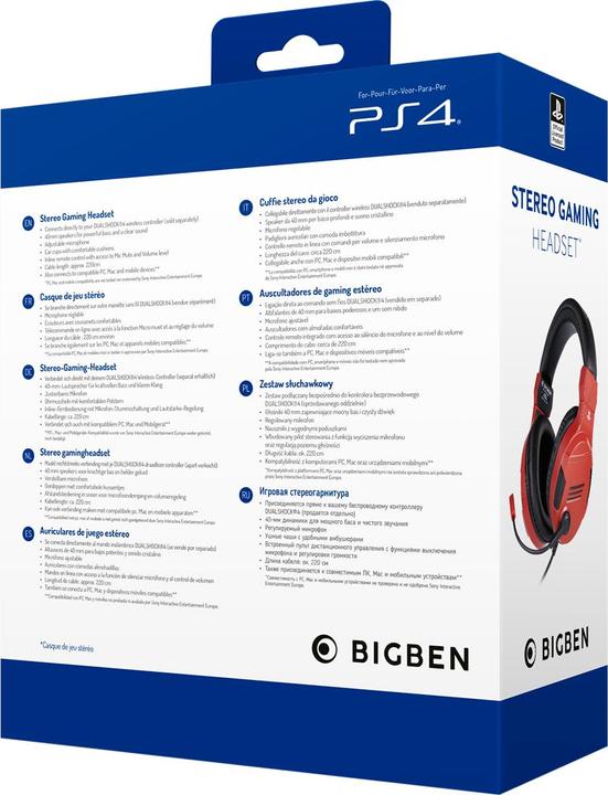 Image du produit Bigben Casque d'écoute stéréo V3 (Filaire)