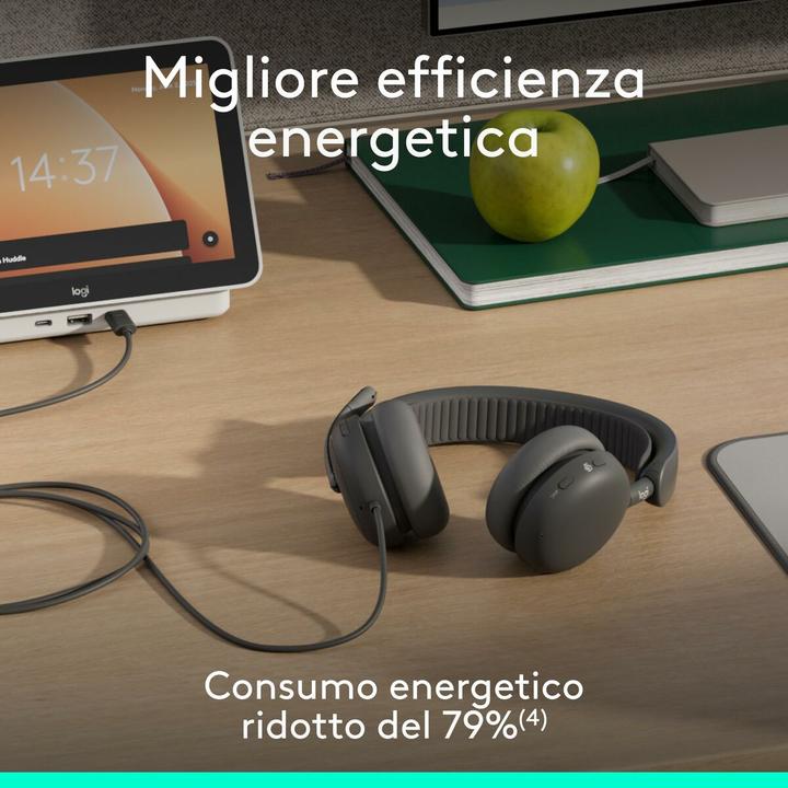 Actual product image Logitech 981-001493, Wireless, Graphite (Cable, Wireless, USB-C, Microsoft teams)