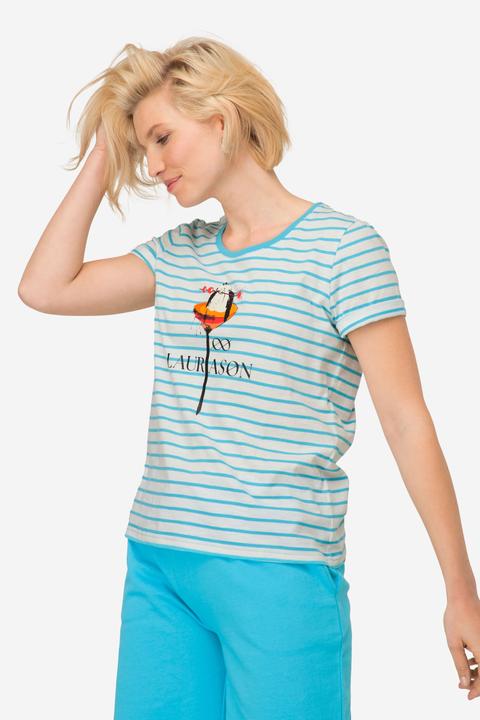 Produktbild Laurasøn T-Shirt, Möven Print, Rundhals, Halbarm, OEKO-TEX Made in Green (M)
