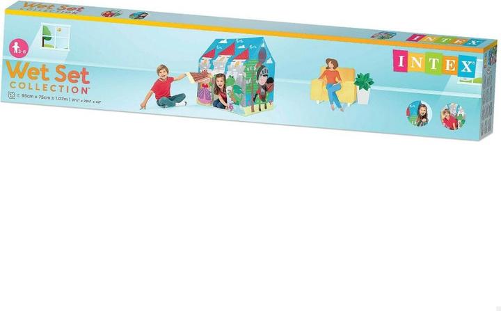 Produktbild Intex Kinderspielhaus Burg 95 x 107 x 75 cm (6 Stück)